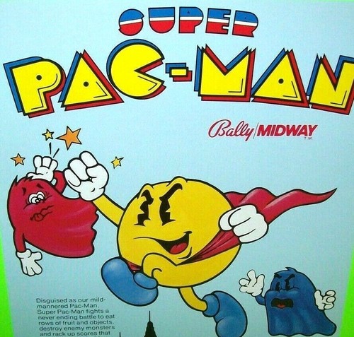 Super pac man arcade - super, flyer