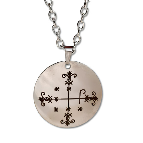 Papa legba pendant necklace - papa,