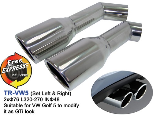 Exhaust tips dual - , tailpipe