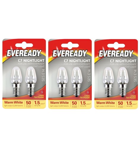 Eveready night light bulb - 6x,
