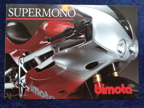 1995 bimota supermono brochure - bimota,