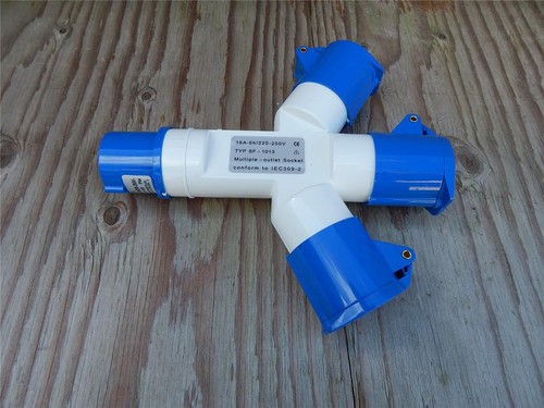 Mains way splitter 3 - ac,