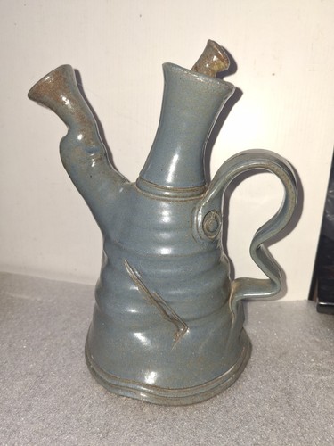 Art pottery teapot unusual one - art,