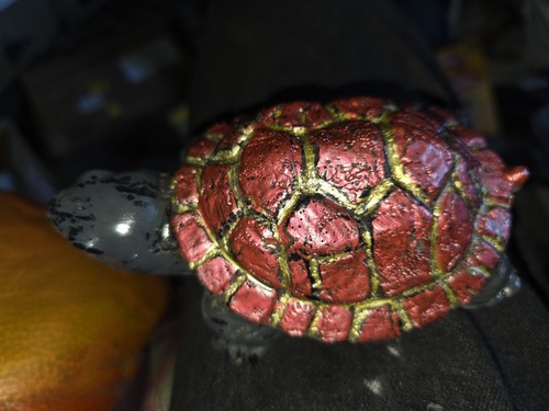 Resin tortoise figure large - tortoise,