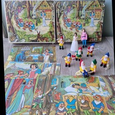 Vtg Snow White Seven Dwarfs