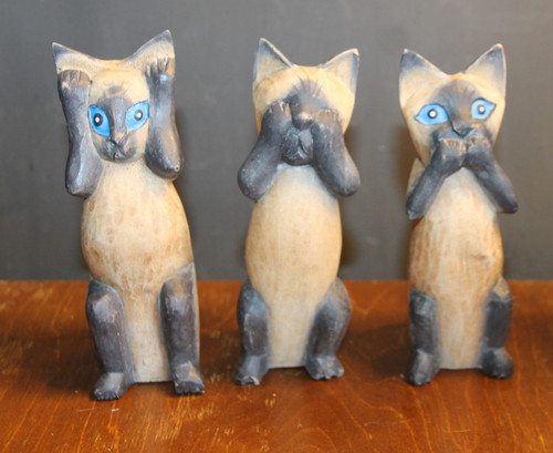 Wooden cats see - cats,,