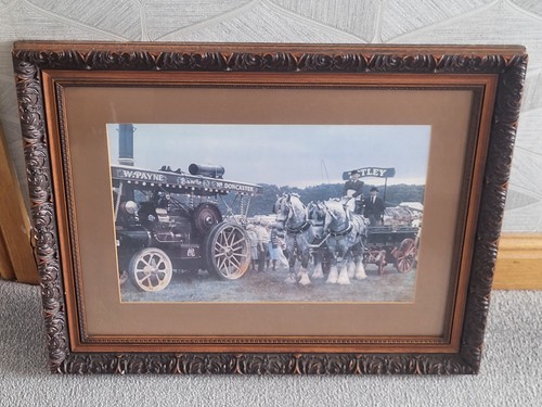 Vintage framed fowler - vintage, steam