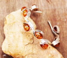 Amber gemstone handmade - gemstone,
