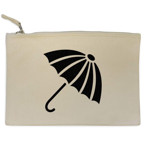 Open umbrella silhouette - umbrella, silhouette'
