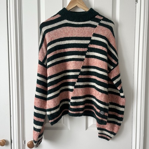Superdry striped knit slouchy - superdry,