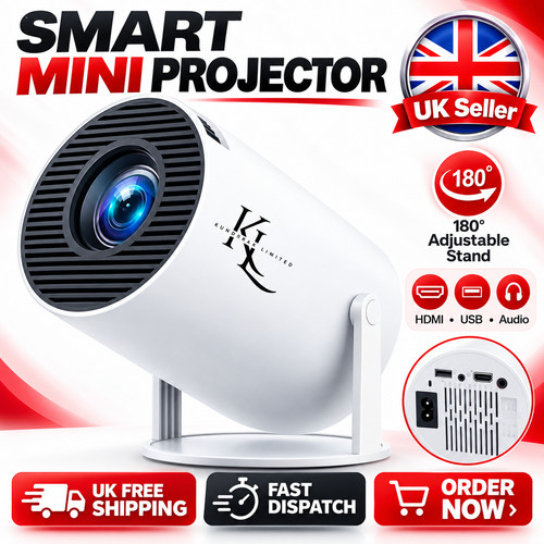 Projector smart hd led - 4k, 5g