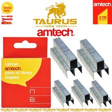 3000 x AMTECH 14mm Staples