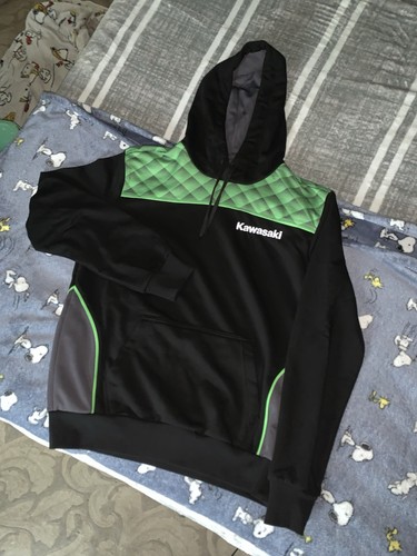 Kawasaki hoodie mens - hoodie, medium