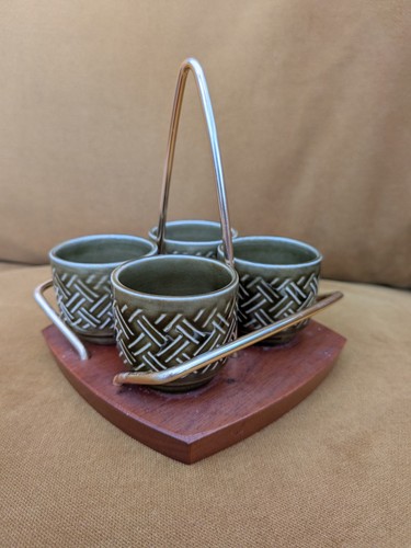 Vintage crown devon egg cups - crown,