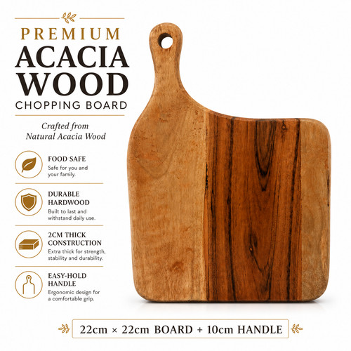 Premium acacia wood chopping - acacia,