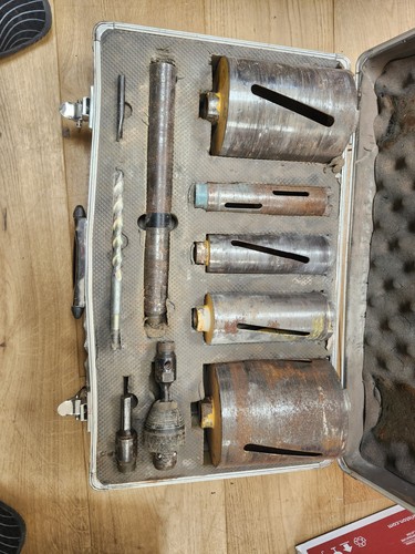 Dry diamond core - dry, drilling