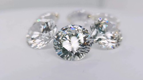 5mm round white zirconia - white,