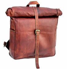 Brown Real Leather Backpack