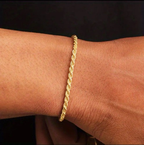 9ct yellow gold plated - 9ct, rope