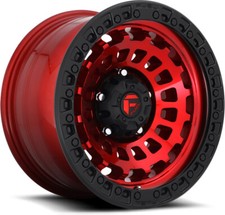 Alloy Wheels 17" Fuel Zephyr Truck D632 Red For Ford F-250 [Mk9] 92-96