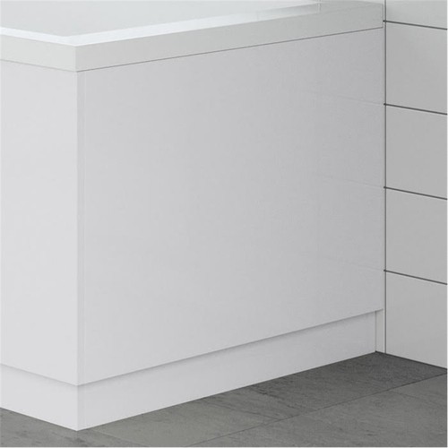 White gloss bath - white,