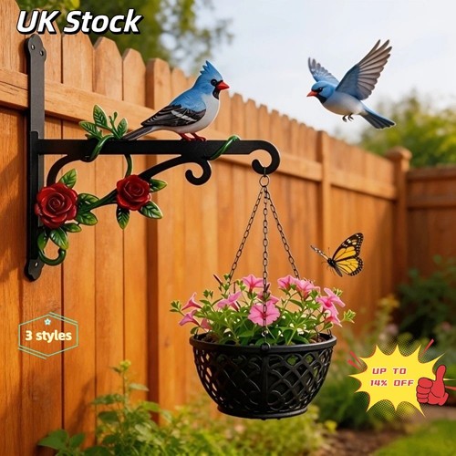 Hanging basket bracket - bracket, heavy
