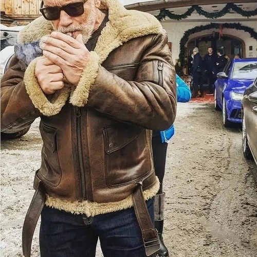 Mens bomber real - mens, sheepskin