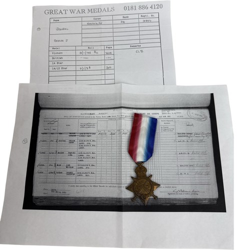 Ww1 1915 star 10852 - ww1,