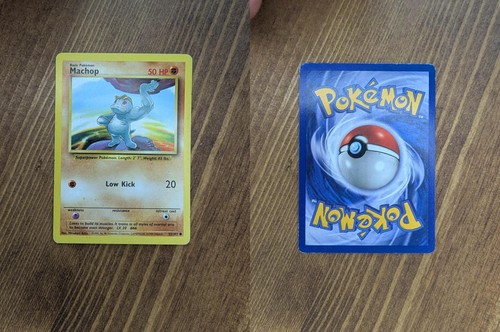 Machop 102 common base set - 52/102,