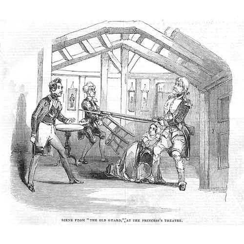Theatre scene from the old - from,