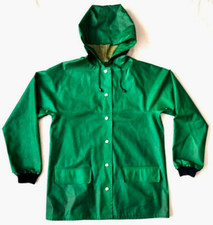 Vintage Rukka Finland PVC jacket - waterproof rubberised cotton - woman's size M