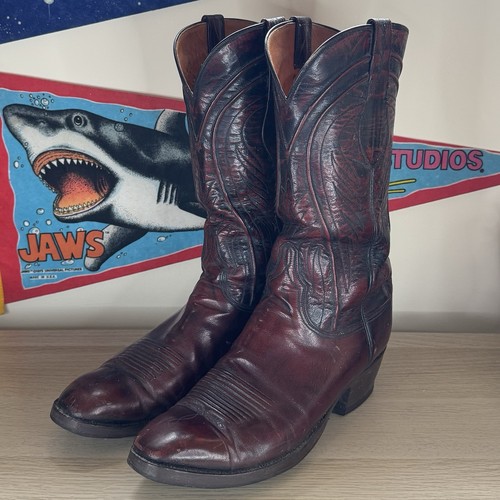 Vintage lucchese cowboy boots - lucchese,