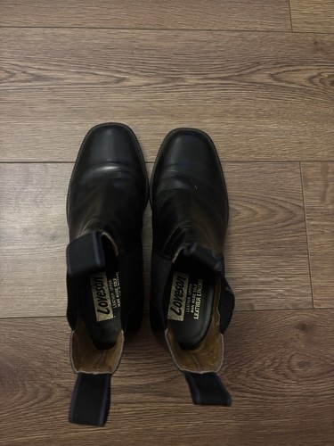 Leather black loveson - black,