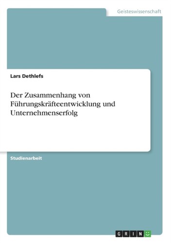 Dethlefs der zusammenhang - dethlefs,