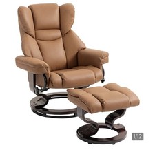 HOMCOM Faux Leather Reclining