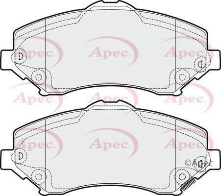 Apec front brake - front, for