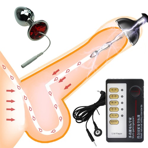 Male electro stim shock - e-stim,