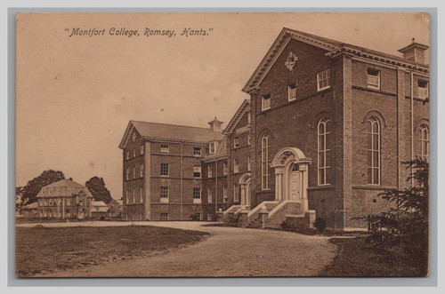 Postcard montfort college - postcard,