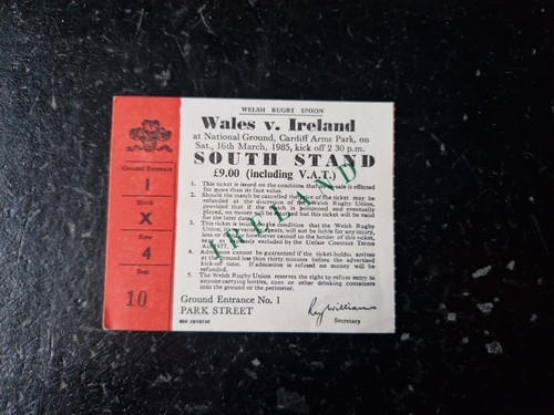 Mar wales ireland ticket - wales,