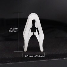 FIT BMW Fuse Box OBD Diagnostic Trim Cover Clips, White Plastic x 10