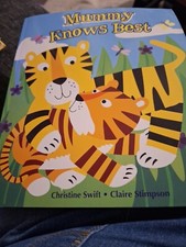 Mummy Knows Best Picture Book Large Childrens Tiger Bedtime Story Full Colour