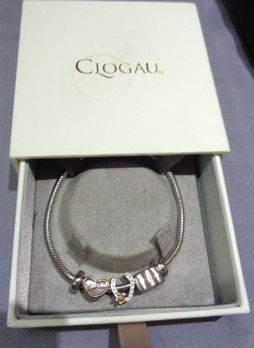 Clogau charm bracelet with - , 3