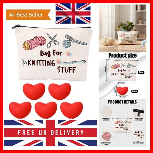 Knitting bag with six - knitting,