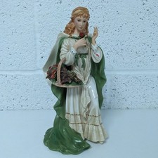 Vintage Franklin Mint Porcelain Music Figurine Rose Of Tralee
