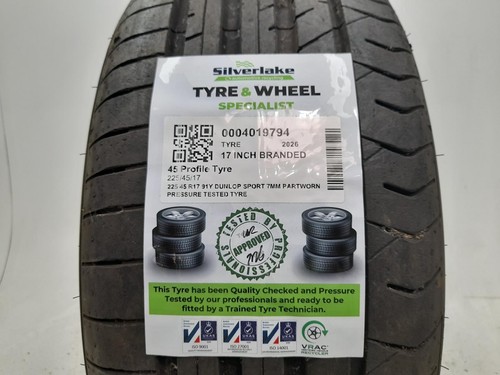 225 r17 91y dunlop sport - r17,