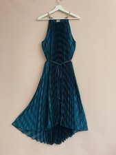 Ted Baker Teal Pleated Midi