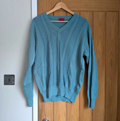Gabicci men blue neck - blue, v-neck