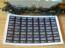 Alternative Numbers Decals for Hornby Merry-Go-Round HAA Coal hopper wagon OO 