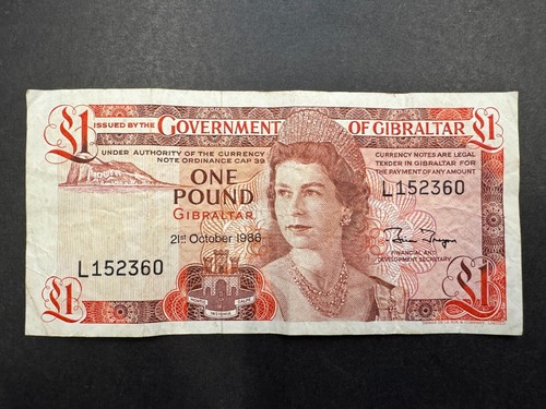 Gibraltar pound vintage - gibraltar, £1