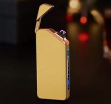 Dual Arc Plasma Lighter USB Rechargeable Windproof Electronic Lighter LED Power